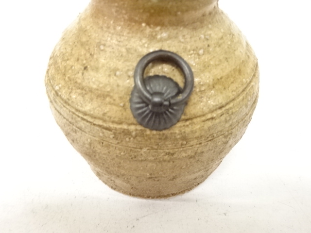  信楽焼　高橋楽斎造　掛花入